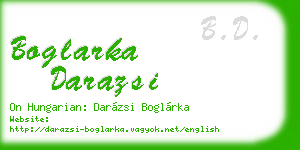 boglarka darazsi business card